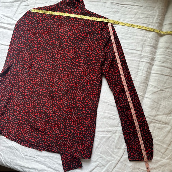 Saint Laurent Heart Blouse LAVALLIÈRE-NECK - Picture 9 of 10